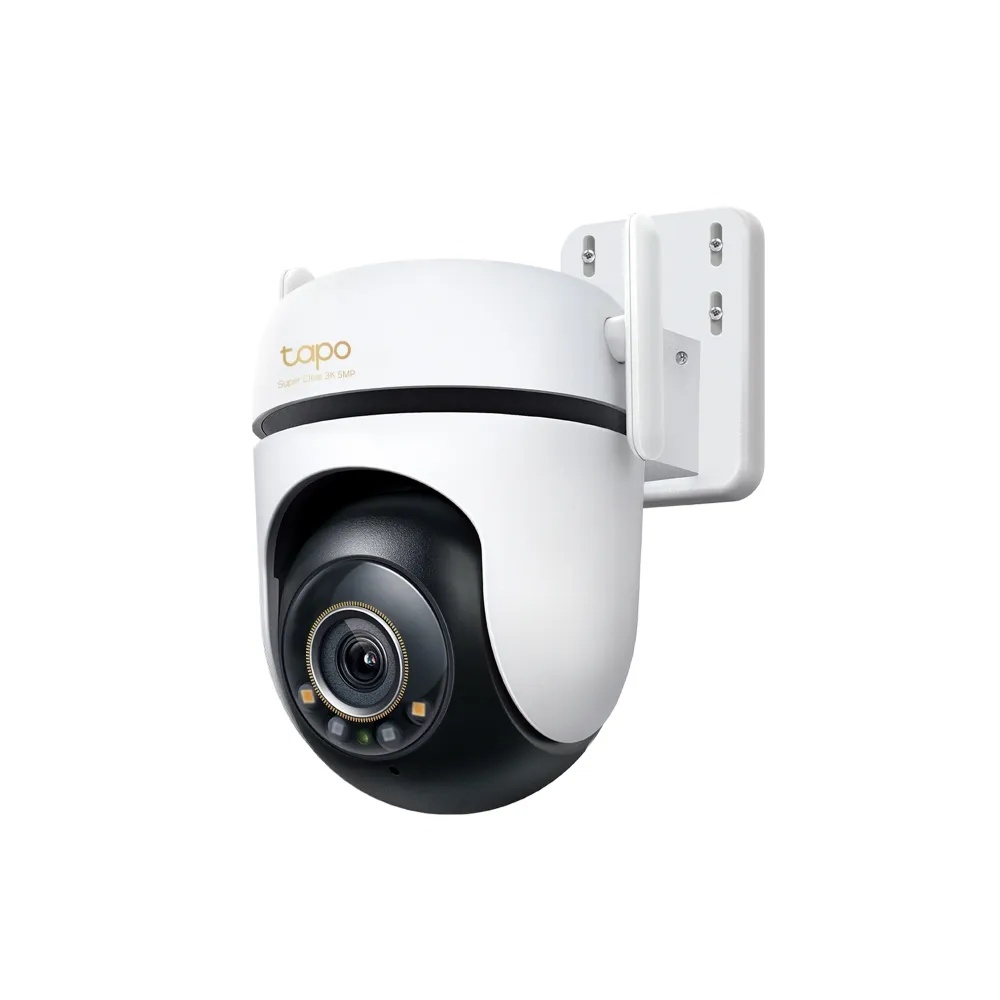 Camara para Exterior Tapo 3K QHD 5MP Detecta Auto Mascota Persona Alarma Luz Sonido Vision Noturna 30m IP66 Tapo C530WS