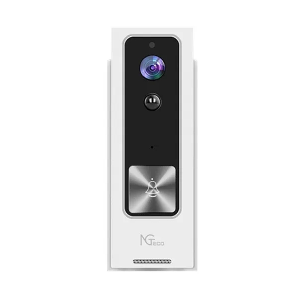 Video Portero Zkteco WiFi Audio 2Vias Detecta Movimiento Video HD con HDR Incluye Bateria 2200mAh NG-D200